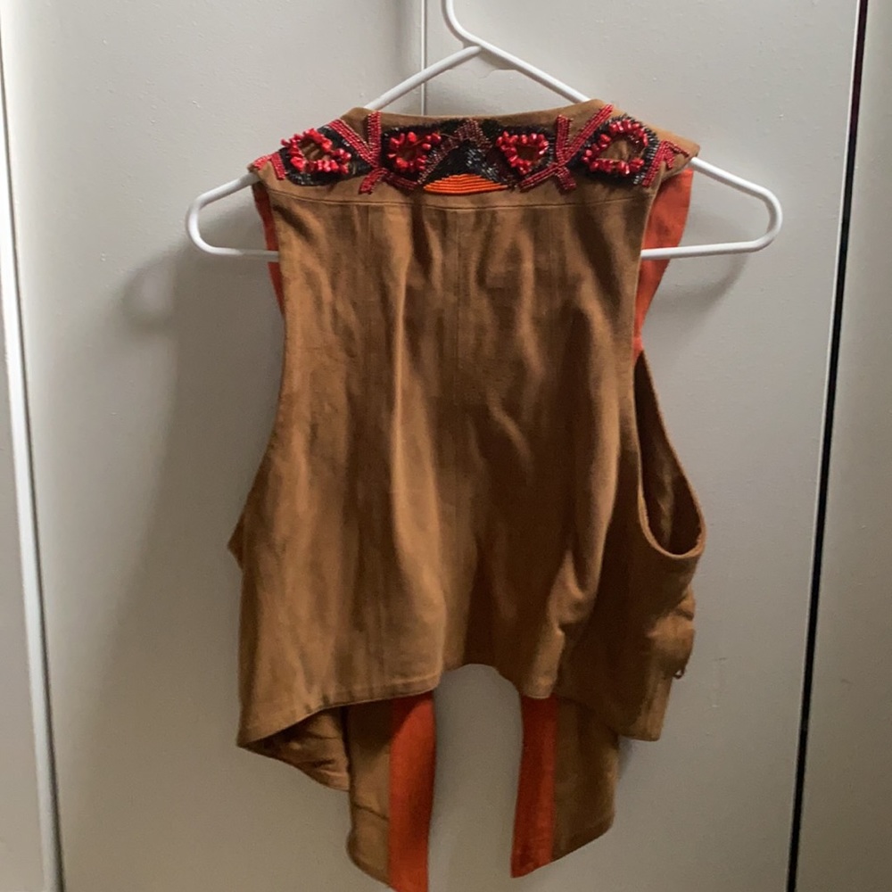 YruSha suede beaded vest - Picture 3 of 13